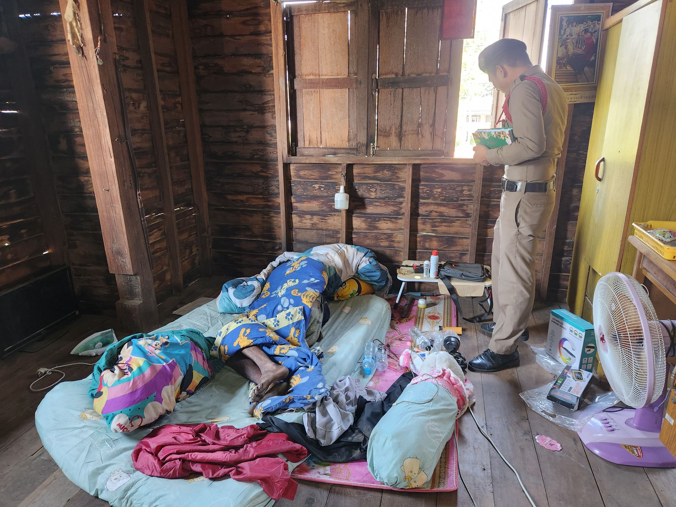 พบผู้เสียชีวิตที่บ้านเลขที่ 103 ตำบลสองชั้น อำเภอกระสัง