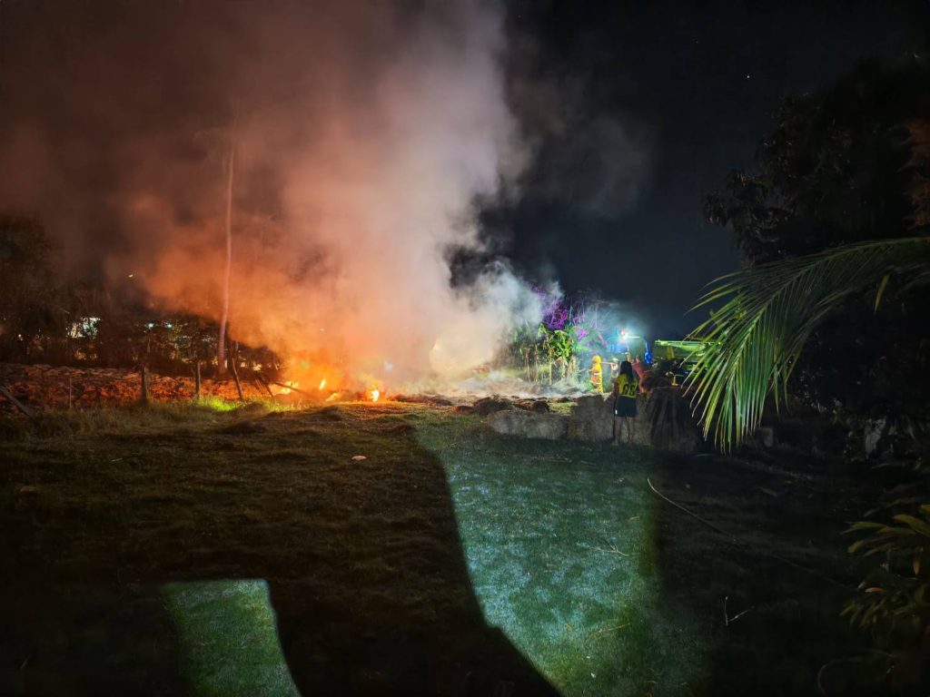 สภ.กระสัง รับแจ้งเหตุเพลิงไหม้พื้นที่ ต.บ้านปรือ ระงับเหตุได้อย่างเรียบร้อย