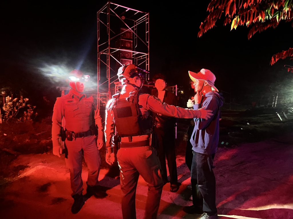 สภ.กระสัง รับแจ้งเหตุทะเลาะวิวาทบ้านมะระ ตรวจสอบพบเป็นเหตุเปิดเพลงเสียงดัง เหตุการณ์ยุติเรียบร้อย