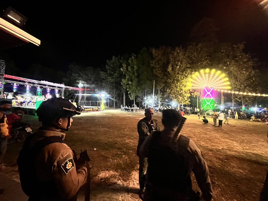 สภ.กระสัง ประชุมวางแผนรักษาความสงบเรียบร้อย งานประจำปีวัดหนองขอน