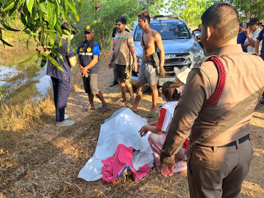ตรวจสอบเหตุคนจมน้ำเสียชีวิต พื้นที่ตำบลเมืองไผ่ อำเภอกระสัง