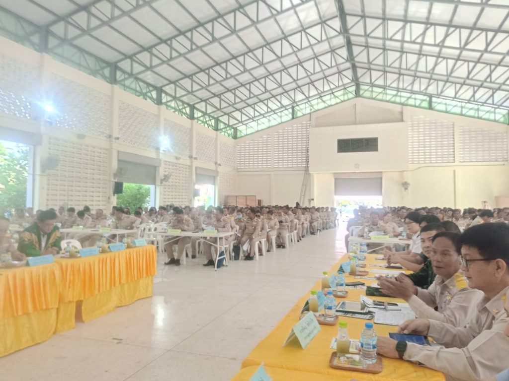ร่วมประชุมหัวหน้าส่วนราชการอำเภอกระสัง ประสานการทำงานในพื้นที่